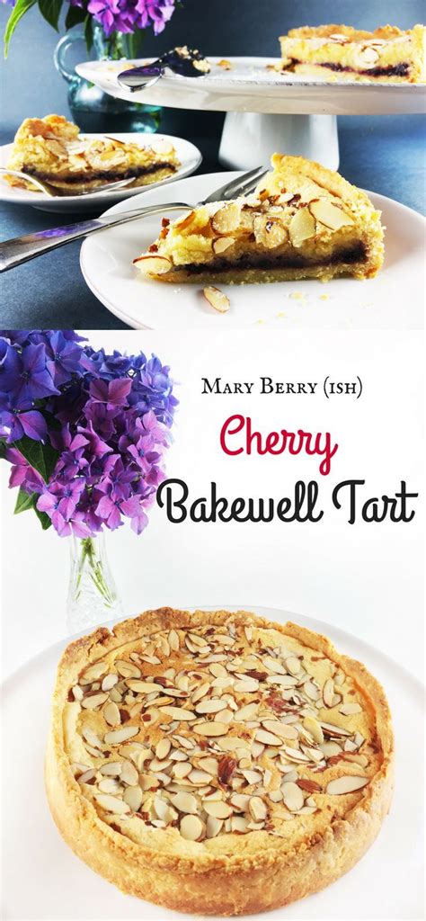 Favorite hors d'oeuvres, entrées, desserts Mary Berry(-ish) Cherry Bakewell Tart - Hummingbird Thyme ...