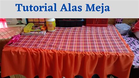 Desk, table, table leg, end table, table vise, lamp table, office mate, table cloth. Cara jahit alas meja simple. - YouTube