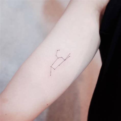 My mother wasn't the least bit impressed but i'm not concerned about her opinion. Leo constellation tattoo on the right inner arm. | Leo ...