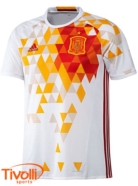 Compartilhe este link em suas redes sociais: Camisa Espanha II 2016 Adidas > - Mega Saldão >
