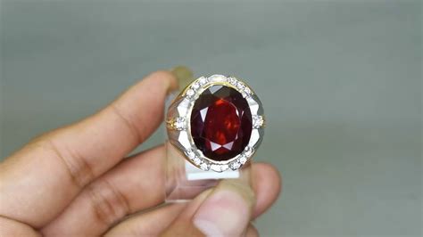 Bukan bersifat syirik, karena ternyata. Batu Biduri Delima Merah Cutting Oval Asli (Kode 1893 ...