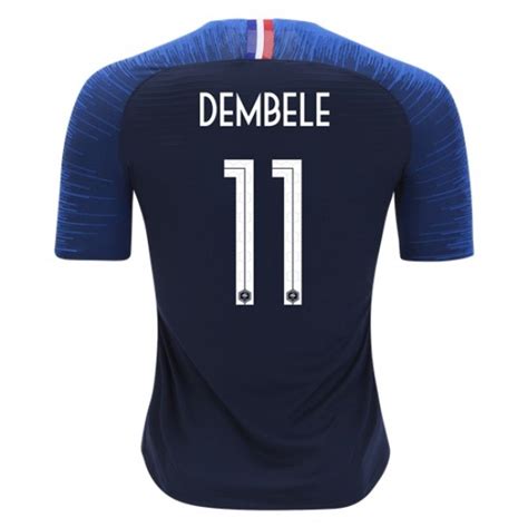 Bestsoccerbuys.com soccer world cup 2018 russia qualifiers country flags soccer jersey soccer ball size 5 memorabilia gift for soccer fans. France World-Cup #11 Dembele Home Jersey 2018