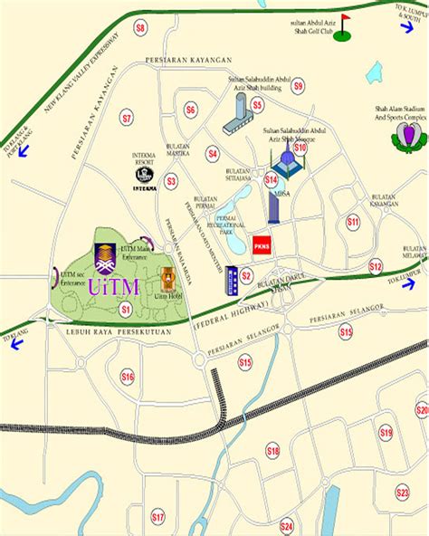 To establish uitm as a globally renowned university of science, technology, humanities and entrepreneurship. UiTM Shah Alam listed by Malaysiamap.org Map of Malaysia ...