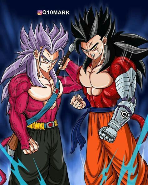 Ssj5 was stronger than ssj4 fusion. Trunks ssj4 and gohan future ssj4 | Dragon ball super ...