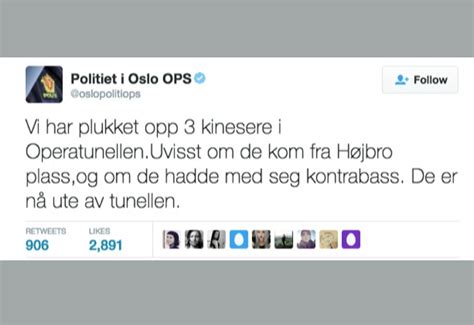 Følg os på sociale medier. Politiet får Twitter-pris for omstridt Kina-spøk | Kampanje