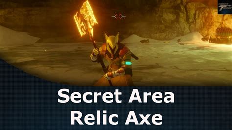 It appeared in the game with the new addition rise of iron. Destiny Rise Of Iron Secret Area Relic Axe Location - YouTube