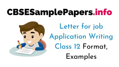 The employee should keep copies of all communication involving this transfer request. Letter for job Application Class 12 Format, Examples ...