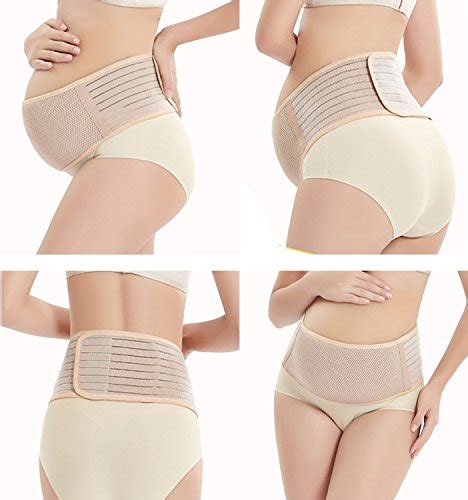 An abdominal binder is a wide compression belt made from elastic that encloses your abdomen. Maternity Support Belt Breathable Pregnancy Belly Band ...