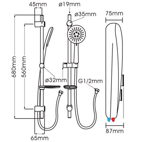 Looking for a water heater expert? Rubine Bow Series RWH-1388B/1388W | Electric Instant Water ...