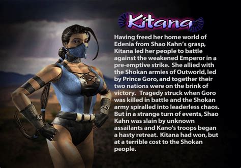 Mma fighter cole young seeks out earth's greatest champions in order to stand against the enemies of outworld in a high stakes battle for the universe. MKWarehouse: Mortal Kombat: Deadly Alliance: Kitana