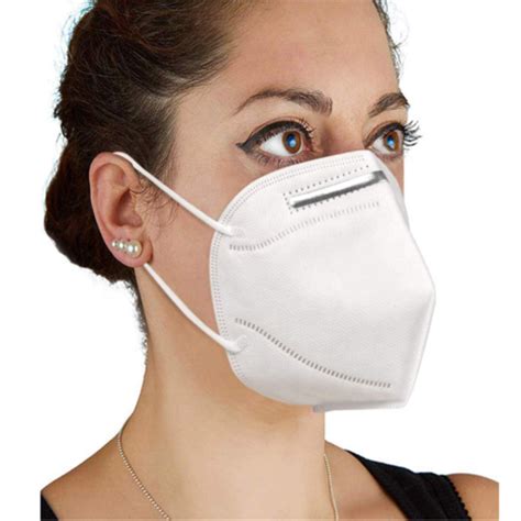 Kn95 meltblown filter, electrostatic filter cotton. KN95 FFP2 5ply folding face mask disposable non woven dust ...