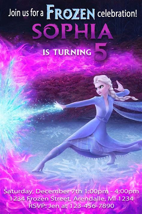 If you are a fan of bruni, try this adorable funko pop shown below. Frozen 2 Birthday Invitation, Elsa, DIGITAL FILE | Frozen ...