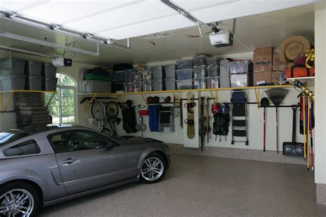 We warranty the installation for one year. Garage Regale - Schranke Idea