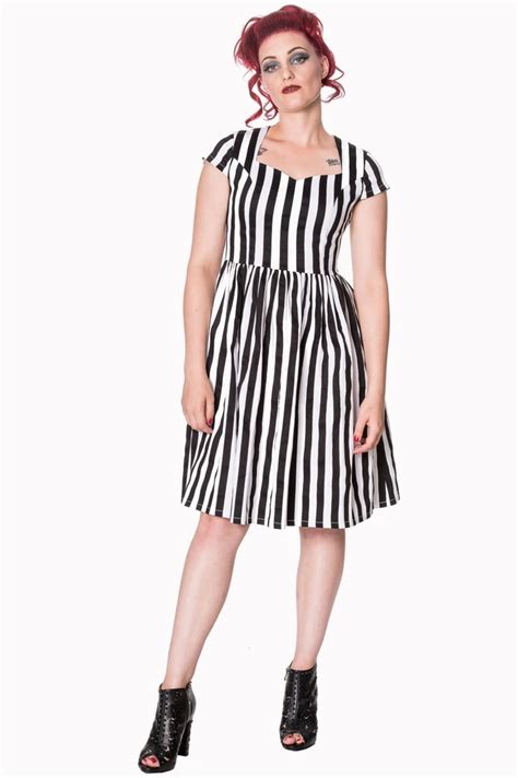 The fit you know and love pays tribute to a cult classic with beetlejuice inspired stripes and an ankle snake graphic. Lost Queen Gothic Black and White Striped Night Circus ...