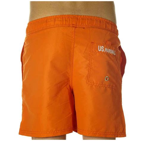 98% coton / 2% élasthanneattention, le. short de bain homme US Marshall orange