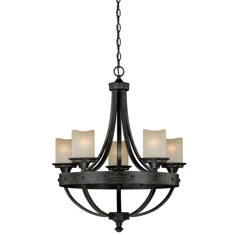 This chandelier stands out among decor with its bold statement and glamorous design. Halifax 5 Light Chandelier