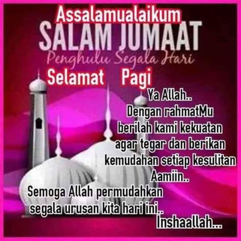 Doa pagi dan petang akan memberikan kekuatan dalam beraktivitas, juga izin, restu, dan berkah serta rahmat dan. PakTarm on Twitter: "as salam, salam Jumaat dan selamat ...