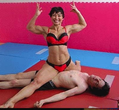 A community featuring female bodybuilders and other muscular women. Mixed wrestling | Mixed wrestling, Wrestling holds, Muscle ...
