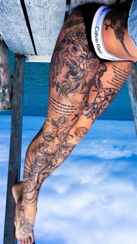 200+ leg tattoos designs for women (2021) unique leg tattoo ideas for guys with images WOMENS LEG TATTOOS DESIGN IDEAS - Secrets4Us | Leg tattoos ...