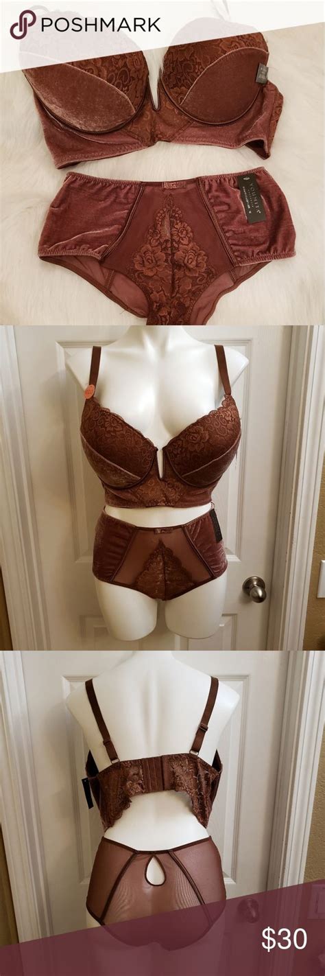 Provides every shopper with their ideal choices. Matching Lace/ Velvet Bra and Panty set in 2020 | Bra and ...