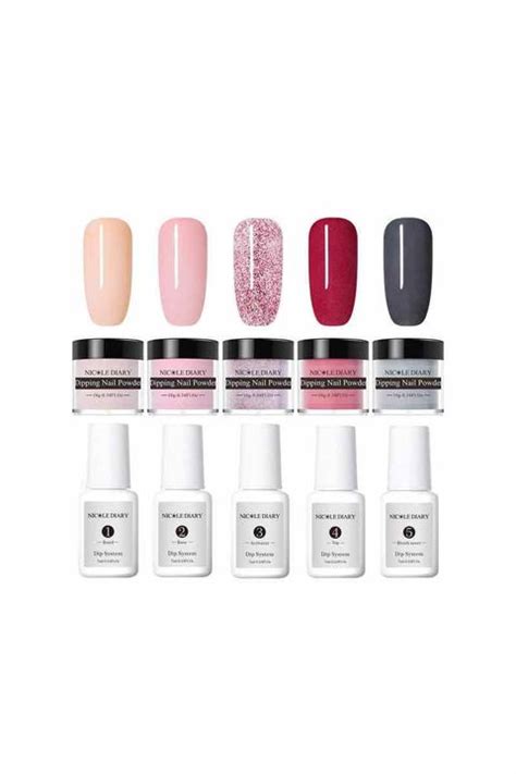 · go over the top 3/4 of the nail (including the tip) with step 2 or your dip bond,. 12 Best DIY Dip Powder Nail Kits for Beginners 2020