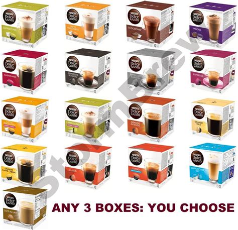 Select a continent africa europe america asia australia & oceania. NESCAFE DOLCE GUSTO PODS: 3 BOXES of 16 CAPSULES (YOU ...