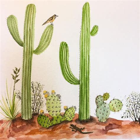 You may want to layer several cactuses so that cactuses are in behind others, giving your composition more interest. In a desert mood this morning #Saguaro #cactuswren # ...