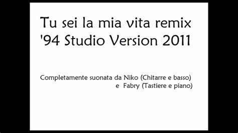 Mim do re7 sol padre della vita, noi crediamo in te mim do re lam si7 figlio salvatore. Tu sei la mia Vita remix '94 Rock Studio Version 2011 ...