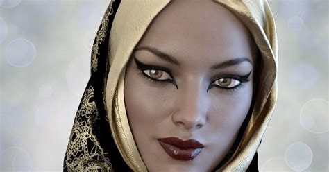 Assalamu'alaikum inspirasi hijab cantik dari kak @akupoppy. Download DAZ Studio 3 for FREE!: DAZ 3D - X-Fashion Hijab for Genesis 3 Female