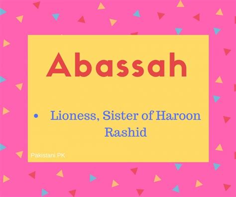 Meaning of the ashar is wise, prudent. What is Abbaasah Name Meaning In Urdu - Abbaasah Meaning ...