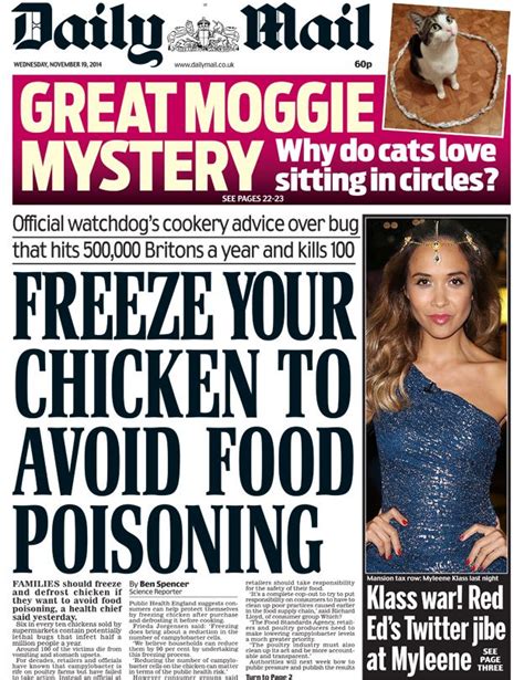 See your doctor if you have severe symptoms such as 'Terror in the temple' - the papers | Avoid food poisoning ...