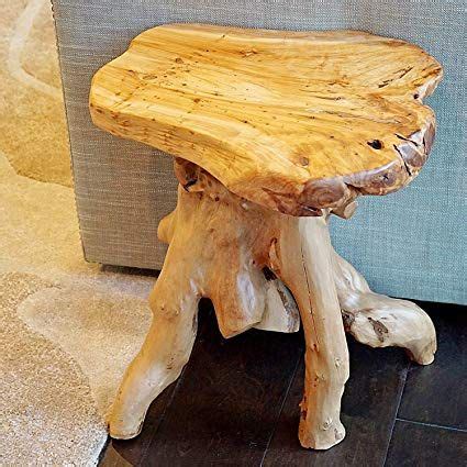 Wood design stool wood table interior side table monkey pod wood decor home decor wood stool. WELLAND Tree Stump Side Table, Live Edge Stool, Natural ...