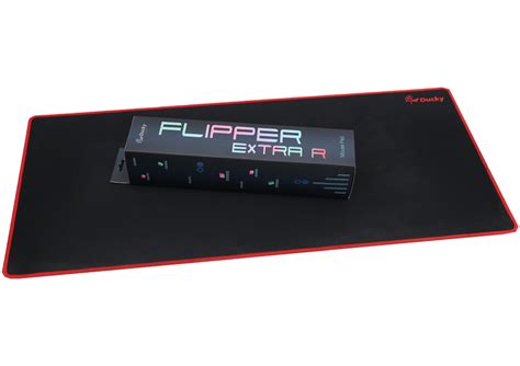 Ducky Flipper Extra R mousepad - Soft, extra large mousepad with seam edge