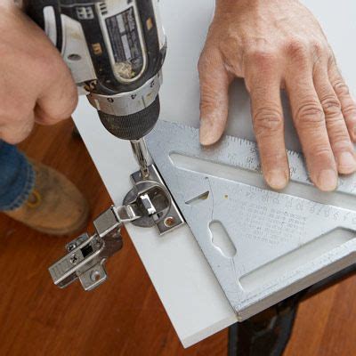 Rinse the hinges with wet rags. How to Install Concealed Euro-Style Cabinet Hinges ...