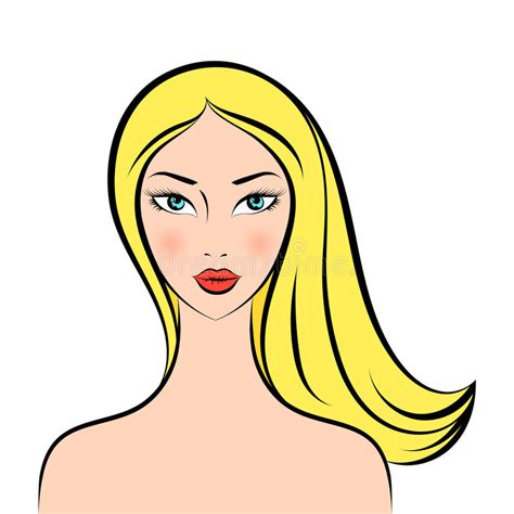 Baldo black hair blond hair blonde blonde hair blondes have more fun brunette brunettes cliche cliches cool coolness disappointment disappointments dye dyeing dyes fashion haircut haircuts identity loss of identity platinum blonde platinum blondes. Face Glamorous Girl Cartoon Stock Vector - Illustration of ...