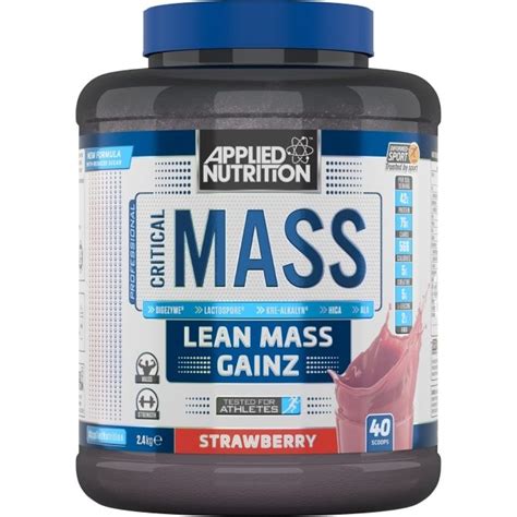 Buy applied nutrition critical mass 6kg banana at the lowest trade price in europe from the uk's leading sports nutrition supplements distributor tropicana wholesale. Critical Mass - Applied Nutrition | GymBeam.ua