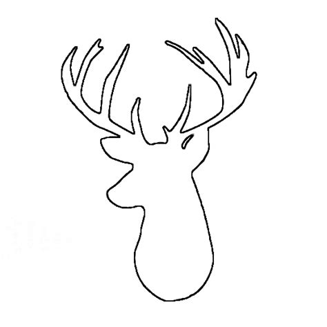 Commonwealth games coloring pages & posters culture and tradition coloring pages deer are one of the most beautiful creatures on this earth. Free Coloring Pages: Deer Head Template Deer Head Canvas ...