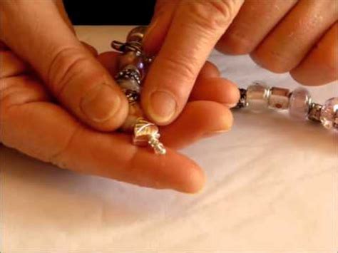 Ever wonder how to open a pandora clasp? Pandora Style Bracelets - How to open & close, add ...