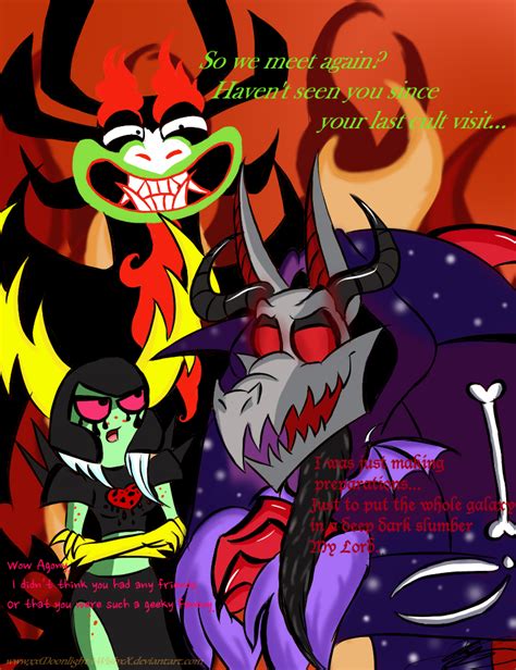 While racing in the amazonian jungle, tom cheats by switching a sign that indicates the road where the racers should take, resulting in soccer mom's elimination when she. Crossover: Evil Darklords by xLittle-Miss-Horrorx on ...