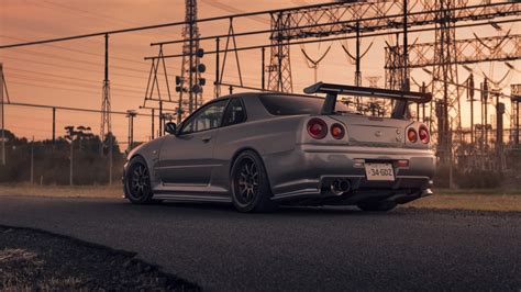 Jdm cars ringtones and wallpapers. Papel de parede : peças do carro, Nissan Skyline GT R R34 ...