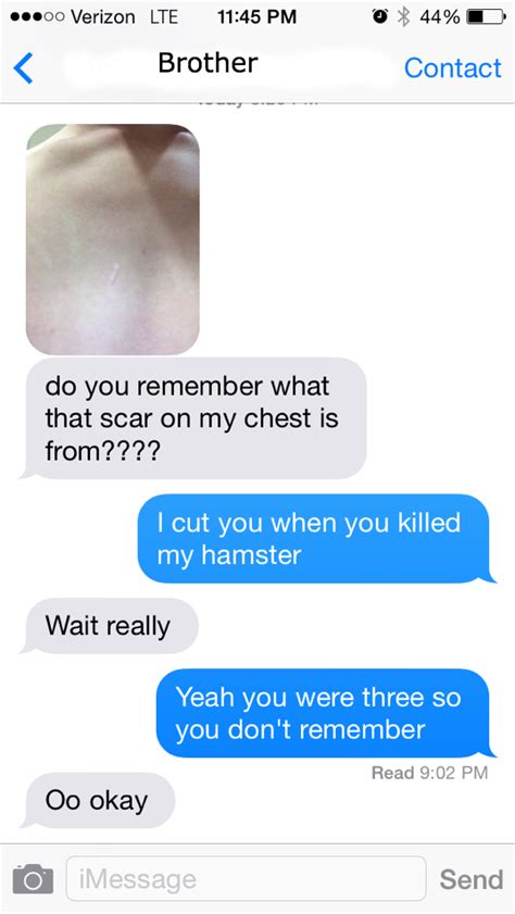 Brother isgood at textin g jokes. Guy Pranks Brother In The Most Satanic Way Possible ...