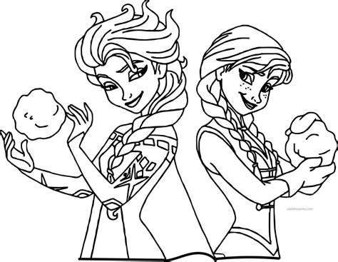 Printable frozen 2 coloring pages. Karlar Ulkesi Frozen Kartopu Boyama Sayfası - Sayfa Boyama