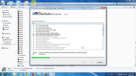 I had a similar problem installing visual studio 2010 professional on a windows 8.1 machine. Hướng dẫn cài đặt visual studio 2010 full | Setup visual ...
