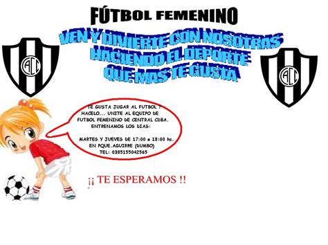 Club atlético central córdoba is an argentine sports club based in santiago del estero. Futbol Femenino Central Cordoba: Presentacion Oficial de ...