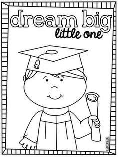 Free preschool coloring pages collections , all sets of coloring sheets activities for your kid. Dream Big! {Graduation FREEBIE in English and Spanish ...