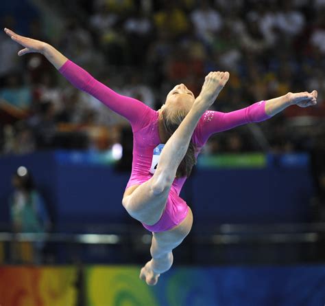 Nastia liukin holds nine world championships medals, of which seven of them were individually won by her. Nastia Liukin's Feet
