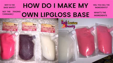 Hey beauties i am doing a three part series on how to make lip gloss. LIFE OF AN ENTREPRENEUR EP.35|HOW I MAKE MY OWN LIPGLOSS ...