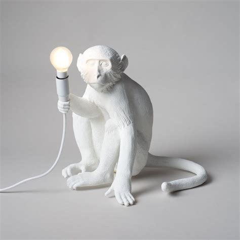 Table desk lamp cyclist monkey gold table lamp monkey bedside lamp light 54cm. MONKEY SITTING LAMP, SELETTI | Unique table lamps, Cool ...