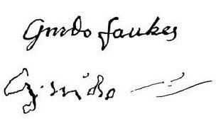 Maybe you would like to learn more about one of these? Guy Fawkes' signature before and after days of torture : pics