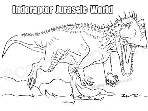 Owen grady on a motorcycle. indoraptor-jurassic-world-coloring-page | Dinosaur ...